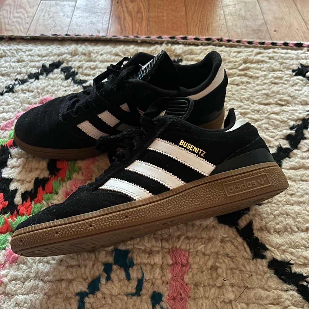 Adidas Busenitz Black and White Sneakers